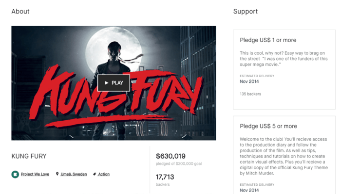 King fury crowdfunding campaign