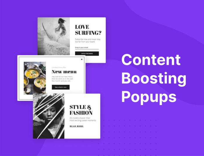 8 Content Boosting Popup Examples for Blogs & Publishers