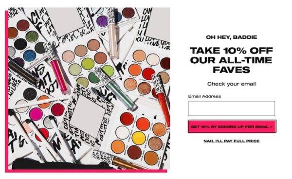 Bh Cosmetics 13 Ways To Increase Email Signups 9