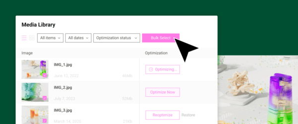 Bulk Or Single Image Optimization Image Optimizer By Elementor Plugin 3