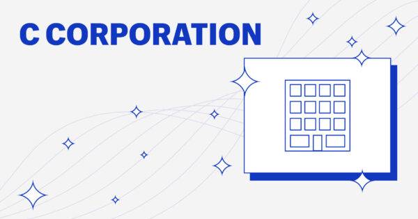 a graphic that says c corporation on it