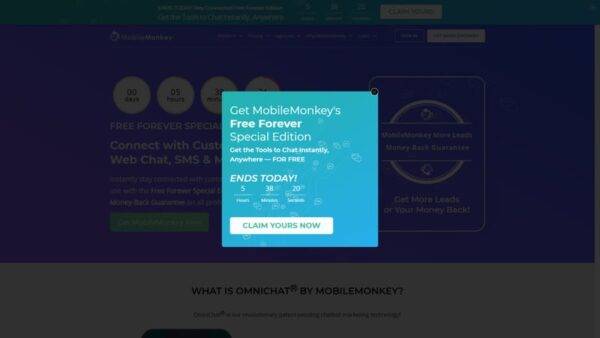 Mobilemonkey Popup 10 Incredible Popup Examples To Increase Your Conversions 3