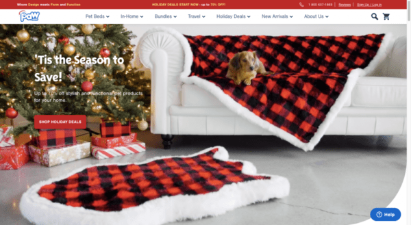 Pawdotcom Holiday Sale Homepage December 18 Holiday Marketing Ideas And Campaigns For 2021 2