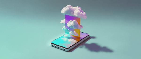 prism of colors and clouds emerging from a smartphone at an angle: what is augmented reality (ar)?