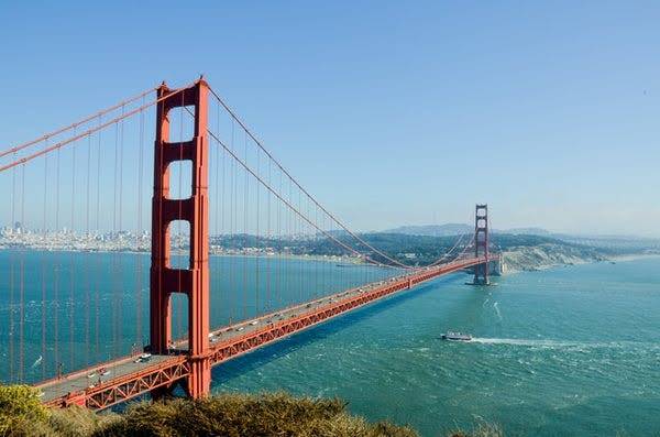 Image of the Golden Gate Bridge.